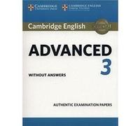 Cambridge English Advanced 3 Students Book without Answers Inconnu (Auteur)
