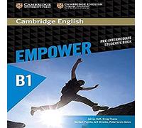 Cambridge English Empower Pre-intermediate Student's Book.