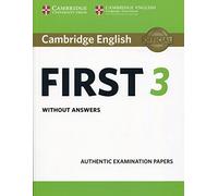 Cambridge English First 3 Student's Book without Answers