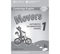 Cambridge English Movers 1 for Revised Exam from 2018 Answer Booklet: Authentic Examination Papers