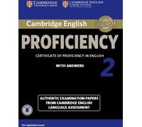 Cambridge English Proficiency 2 Student's Book with Answers with Audio (en anglais)