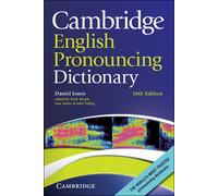 Cambridge English Pronouncing Dictionary - - Michelle Stanbury - Klett Libri - Dictionnaire et encyclopédie