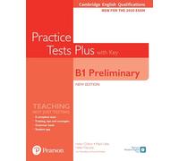 Russell Whitehead – B1 Preliminary Practice Tests Plus avec corrigés – Broché