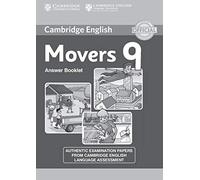 Cambridge English Young Learners 9 Movers Answer Booklet: Authentic Examination Papers from Cambridge English Language Assessment