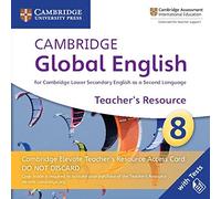Cambridge Global English 8 Teacher's Resource Access Card: For Cambridge Lower Secondary English As a Second Language