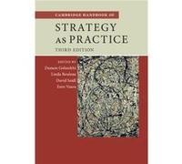 Cambridge Handbook of Strategy as Practice - Cambridge University Press - Cambridge University Press - Livre en Anglais - Hardback Cambridge University PressCambridge University Press (Auteur)