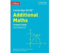 Cambridge IGCSE Additional Maths Students Book by Colin Stobart Paperback Book Colin Stobart (Auteur)