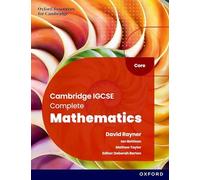 Cambridge IGCSE Complete Mathematics Core Student Book 6th E
