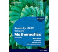 Cambridge IGCSE Complete Mathematics Extended – Livre de l'élève 6 – Oxford University Press