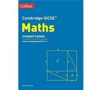 Cambridge IGCSE Maths Students Book by Chris Pearce Paperback Book Chris Pearce (Auteur)