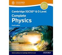 Cambridge IGCSE et O Level – Livre de l'élève complet de physique – Oxford University Press