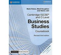 Cambridge Igcse(R) And O Level Business Studies Revised Coursebook With Digital Access (2 Years) 3e