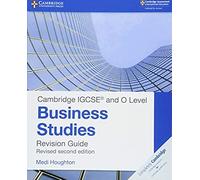 Cambridge Igcse (R) And O Level Business Studies Second Edition Revision Guide