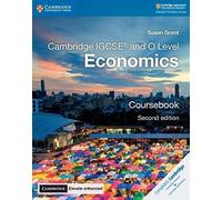 Cambridge Igcse(R) And O Level Economics Coursebook With Digital Access (2 Years)