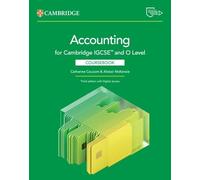 Cambridge Igcse(tm) and O Level Accounting Coursebook with Digital Access (2 Years)
