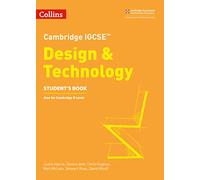 Cambridge IGCSE (TM) Design & Technology Student's Book Inconnu (Auteur)