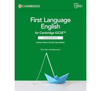 Cambridge University Press – Cambridge IGCSE™ First Language English – Manuel avec accès numérique (2 ans)