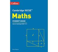 Chris Pearce – Cambridge IGCSE Maths Student's Book – Broché