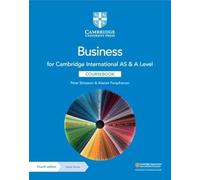 Cambridge International AS & A Level Business Coursebook with Digital Access (2 Years)