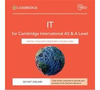 Cambridge International AS amp A Level IT Digital Teachers Resource Access Card - David Waller - Cambridge University Press - Livre en Anglais - Digital p David WallerDavid Waller (Auteur)