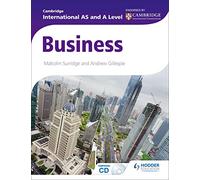 Cambridge International AS and A Level Business