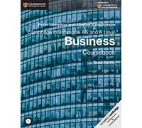 Cambridge International AS et A Level Business – Manuel – avec CD-ROM