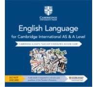 Cambridge International AS and A Level English Language Digital Teachers Resource Access Card by Marilyn Rankin Marilyn Rankin (Auteur)