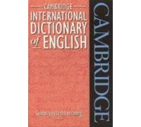 Cambridge International Dictionary of English