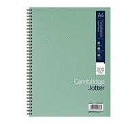Cambridge Jotter Cahier à spirale A4 200 pages Vert