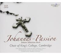 CAMBRIDGE KING'S COLLEGE CHOIR - J.S.BACH: JOHANNES PASSION 3 CD NEUF