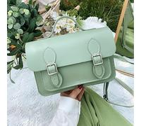 Cambridge Kit de fabrication de sacs à main à faire soi-même en cuir synthétique pour sac à main sac à bandoulière PDF couture point tricot femme fille cadeau d'anniversaire de vacances (2. Vert)