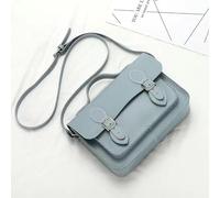 Cambridge Kit de fabrication de sacs à main à faire soi-même en cuir synthétique pour sac à main sac à bandoulière PDF couture point tricot femme fille cadeau d'anniversaire vacances (8. Bleu gris)