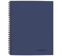 Cambridge Limited UN06062-20 Cahier d'affaires ligné avec couverture souple et douce au toucher, 21,6 x 27,9 cm, 80 feuilles, bleu