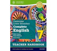 Cambridge Lower Secondary Complete English 7 Second Edition