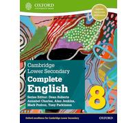 Cambridge Lower Secondary Complete English 8 Student Book 2nd Edition Set: Student Book and Weblink