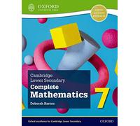 Cambridge Lower Secondary Complete Mathematics 7 : Livre de l'élève (deuxième édition)