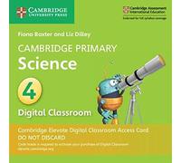 Cambridge Primary Science Stage 4 Cambridge Elevate Digital Classroom Access Card (1 Year)