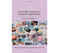 Cambridge Yearbook Of European Legal Studies