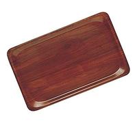 Cambro Ca3343e76 Capri lisse Plateau en Stratifié, rectangulaire, Noyer