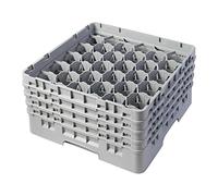 Cambro Camrack 30S800 Lot de 2 paniers en polypropylène avec 30 Compartiments Gris 7,94 cm de diamètre 21,5 cm de Hauteur