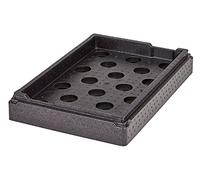 Cambro CT458 Insert pour caisson de nourriture de taille complète pour plaque de refroidissement (DB152), 87 mm x 600 mm x 400 mm, noir