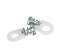 Camco 09203 Camloc Lot de 2 Fixations en Plastique Blanc