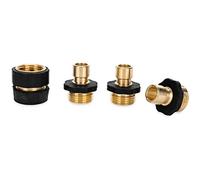 Camco 20136 Quick Hose Connect Brass Value Pack (ENG/FR) LLC, 5/8"