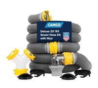 Camco 39666 Kit de tuyau d'égout Deluxe avec connecteur Wye Noir
