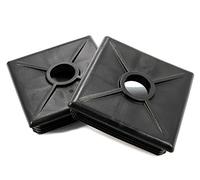 Camco 40303 Lot de 2 capuchons de pare-chocs (noir)