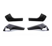 Camco 42452 Lot de 4 becs de gouttière Noirs pour Camping-Car avec Extensions intégrées | Écoulement Direct de l'eau de Pluie Loin du Camping-Car | Installation Rapide, en résine résistante aux UV