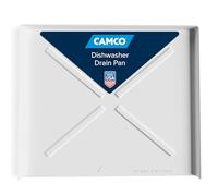 Camco Bac de vidange pour Lave-Vaisselle | Dispose d'une Construction en polymère Robuste | Conçu pour Que l'eau coule vers l'avant du Lave-Vaisselle | Dimensions extérieures 61 x 52,1 cm (20600)
