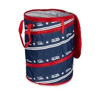 Camco Conteneur utilitaire pop-up | Dispose d'une doublure robuste et d'un couvercle à fermeture éclair | Peut contenir des sacs poubelle de cuisine de 1,8 m de haut et se replie pour le rangement et