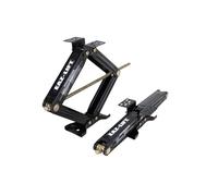 Camco EAZ Lift 48830 Lot de 2 crics Ciseaux stabilisateurs pour Camping-Car de 61 cm - Capacité de Charge de 3,4 kg - Construction en Acier Robuste