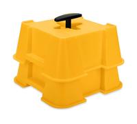 Camco Fasten 44539 Base de nivellement à Gain élevé - Design emboîtable pour Le Rangement des véhicules récréatifs - Poignée de Transport Pratique - Compatible avec Blocs de nivellement carrés et